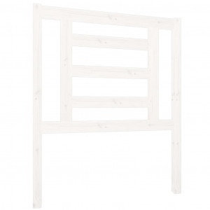 Cabeceira de cama 81x4x100 cm pinho maciço branco H