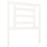 Cabecero de cama madera maciza de pino blanco 81x4x100 cm 2