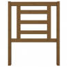 Cabecero de cama madera maciza de pino marrón miel 81x4x100 cm 3