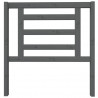 Cabecero de cama madera maciza de pino gris 96x4x100 cm 3