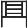 Cabecero de cama madera maciza de pino negro 96x4x100 cm 3