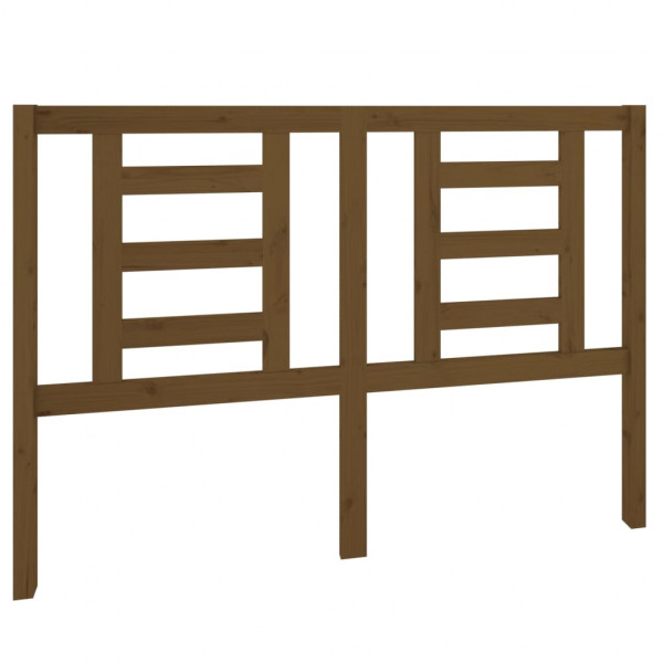 Cabeceira de cama 141x4x100 cm pinho maciço castanho mel M 2