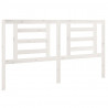 Cabeceira de cama 166x4x100 cm pinho maciço branco 2