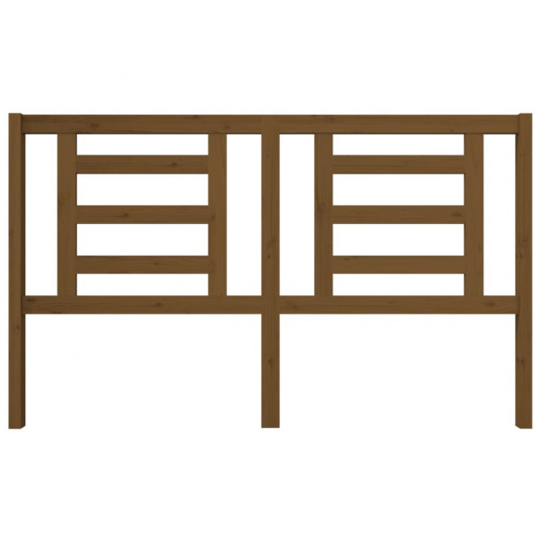 Cabeceira de cama 166x4x100 cm pinho maciço castanho mel M 3