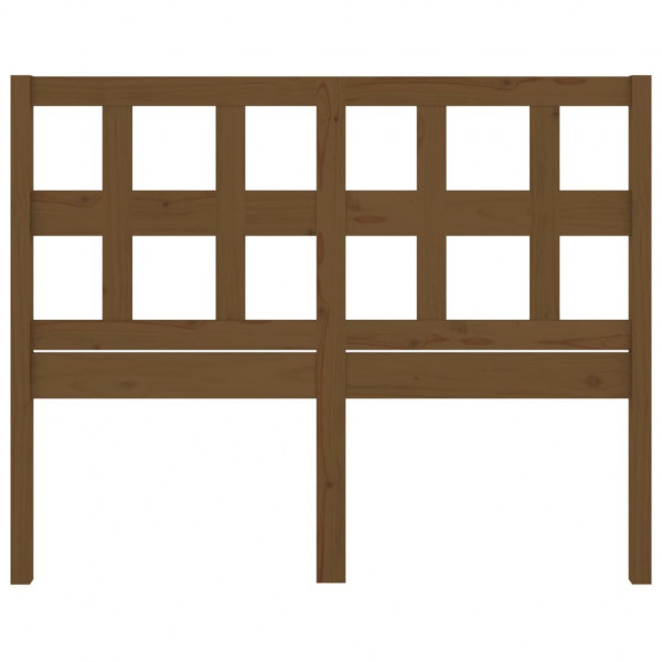 Cabeceira de cama 145.5x4x100 cm pinho maciço castanho mel M 4