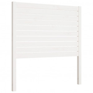 Cabeceira de cama 96x4x100 cm pinho maciço branco H