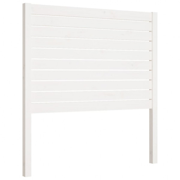 Cabeceira de cama 96x4x100 cm pinho maciço branco M 2