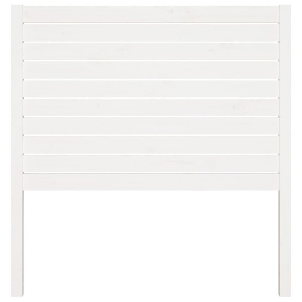 Cabeceira de cama 96x4x100 cm pinho maciço branco M 3