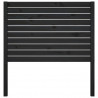 Cabecero de cama madera maciza de pino negro 96x4x100 cm 3