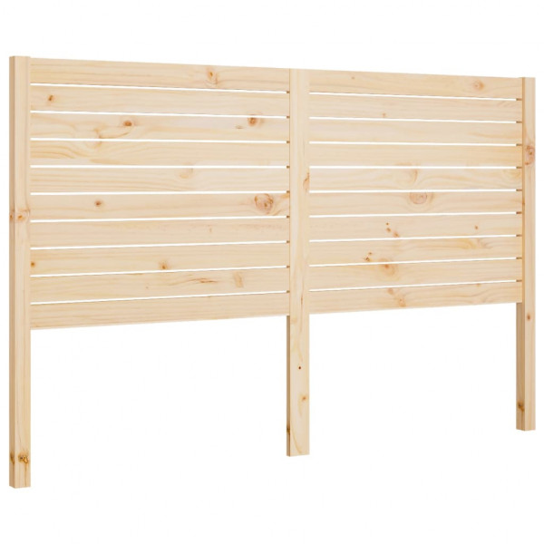 Cabecero de cama madera maciza de pino 126x4x100 cm M 2
