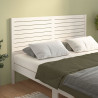 Cabeceira de cama 206x4x100 cm pinho maciço branco 1