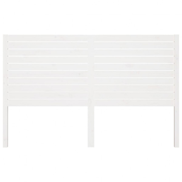 Cabeceira de cama 206x4x100 cm pinho maciço branco M 3