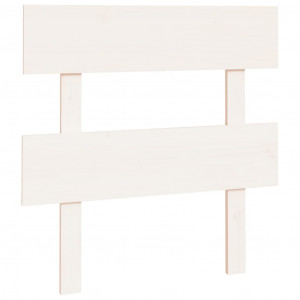 Cabeceira de cama 93.5x3x81 cm pinho maciço branco H