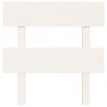 Cabecero de cama madera maciza de pino blanco 93.5x3x81 cm 3