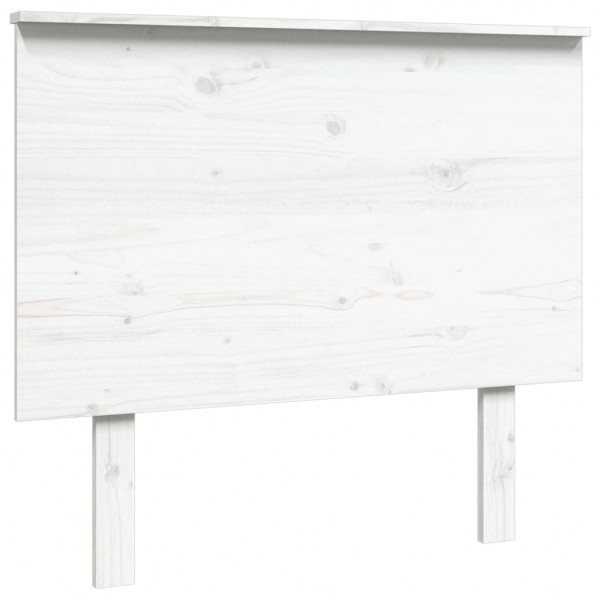Cabeceira de cama 94x6x82.5 cm pinho maciço branco M 2