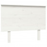 Cabeceira de cama 104x6x82.5 cm pinho maciço branco 2