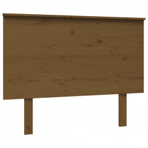 Cabecero de cama madera maciza de pino marrón miel 104x6x82.5cm H
