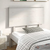 Cabeceira de cama 124x6x82.5 cm pinho maciço branco 1