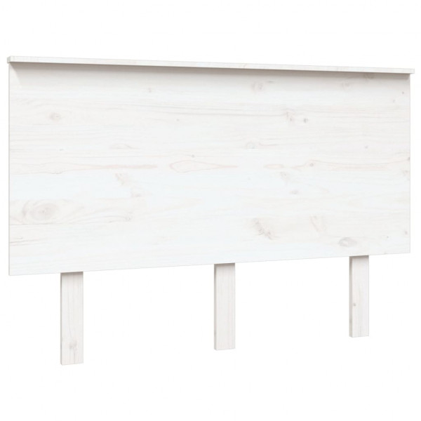 Cabecero de cama madera maciza de pino blanco 124x6x82.5 cm M 2
