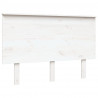 Cabecero de cama madera maciza de pino blanco 124x6x82.5 cm 2