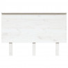 Cabecero de cama madera maciza de pino blanco 124x6x82.5 cm 3
