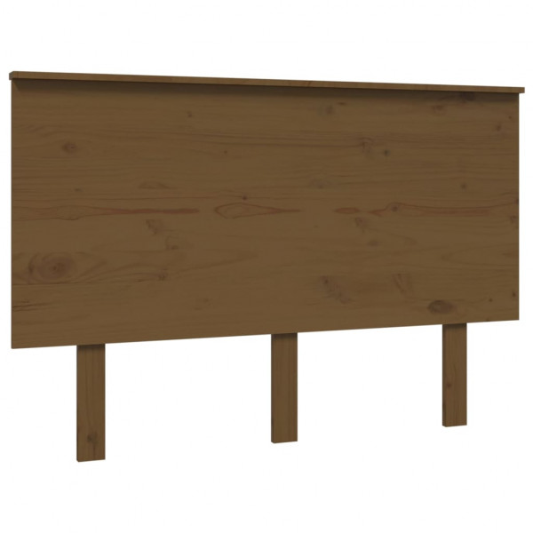 Cabeceira de cama 124x6x82.5 cm pinho maciço castanho mel M 2