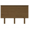 Cabecero de cama madera maciza de pino marrón miel 124x6x82.5cm 3