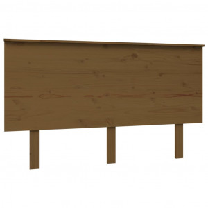 Cabeceira de cama 139x6x82.5 cm pinho maciço castanho mel H