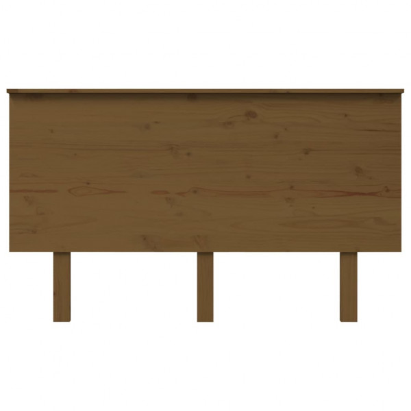 Cabeceira de cama 139x6x82.5 cm pinho maciço castanho mel M 3