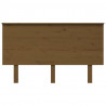 Cabeceira de cama 139x6x82.5 cm pinho maciço castanho mel 3