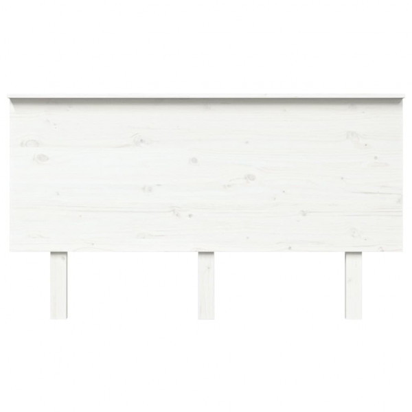 Cabeceira de cama 144x6x82.5 cm pinho maciço branco M 3