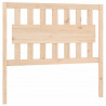 Cabeceira de cama 105.5x4x100 cm pinho maciço 2