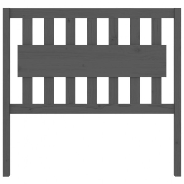 Cabeceira de cama 105.5x4x100 cm pinho maciço cinzento M 3