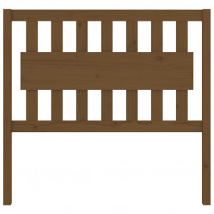 Cabeceira de cama 105.5x4x100 cm pinho maciço castanho mel H