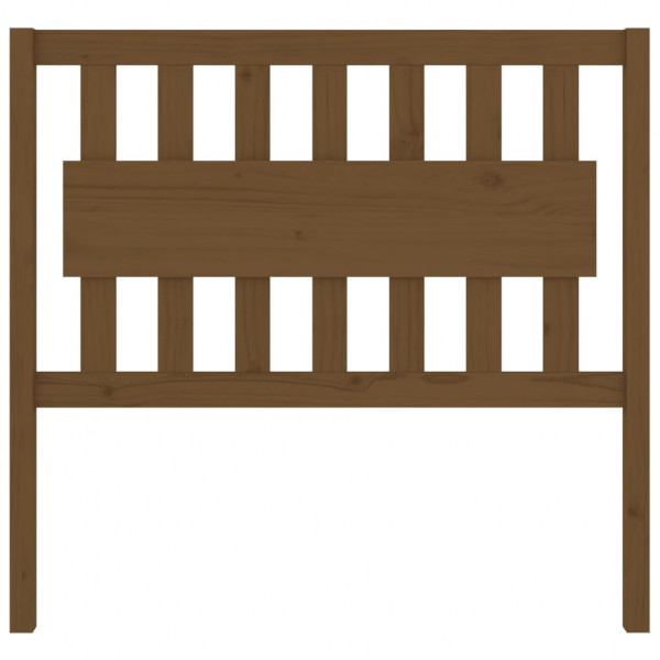 Cabeceira de cama 105.5x4x100 cm pinho maciço castanho mel M 2