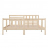 Estructura de cama de madera maciza 180x200 cm 5