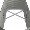 Canteiro elevado jardim 114x40x36cm aço revestido a pó cinzento 5