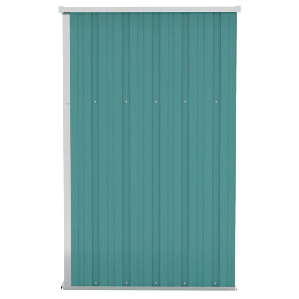 Abrigo suspenso p/ jardim 118x100x178 cm aço galvanizado verde M 4