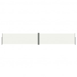 Toldo lateral retrátil 160x1000 cm cor creme H