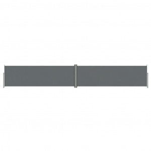 Toldo lateral retráctil antracita 160x1000 cm H