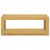 Armario de baño de pared madera maciza de teca 90x45x35 cm 2