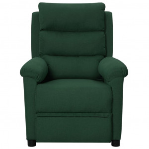 Sillón de masaje de tela verde oscuro H