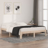 Estructura de cama madera maciza king size 150x200 cm 1