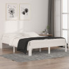Estructura de cama madera maciza de pino king size 150x200 cm 1