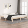 Estrutura de cama super king 180x200 cm madeira maciça 1