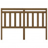 Cabeceira de cama 146x4x100 cm pinho maciço castanho mel 3