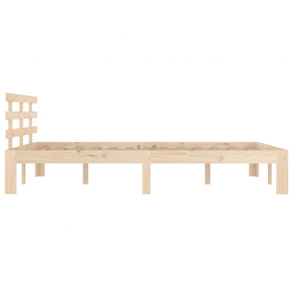 Estructura de cama madera maciza Super King 180x200 cm M 5