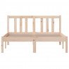 Estructura de cama madera maciza 120x200 cm 4