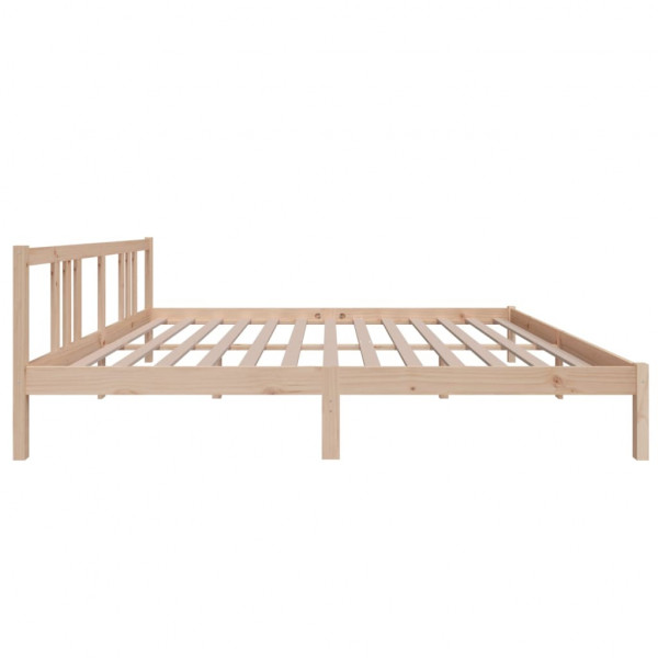 Estructura de cama madera maciza Super King 180x200 cm M 5