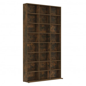 Armário p/ CD 102x23x177.5 cm derivados madeira carvalho fumado H